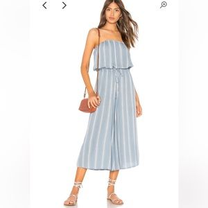 Blue Life Strapless Bell jumpsuit.